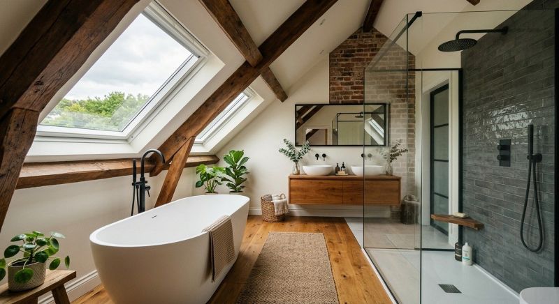 Attic Bathroom Remodeling in Gaston County, NC