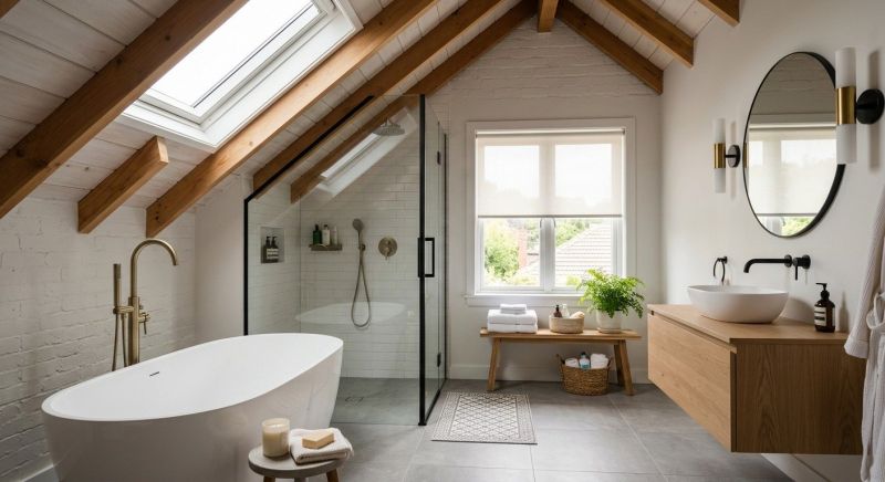 Attic Bathroom Remodeling in Gaston County, NC